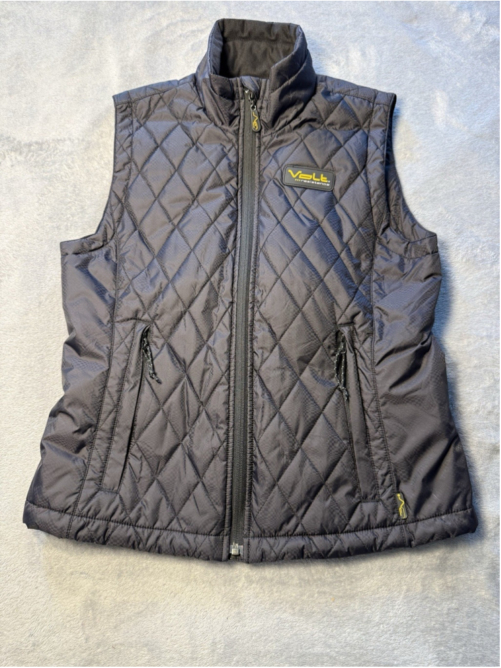 Volt Resistance Cracow Womens Heated Vest Black Quilted Full Zip Size Medium